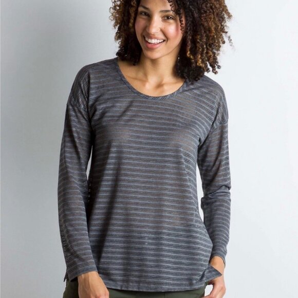EUC Women's EXOFFICIO Bugs Away Modena Tunic‎ Top Gray | Size L (12-14) - Picture 1 of 14